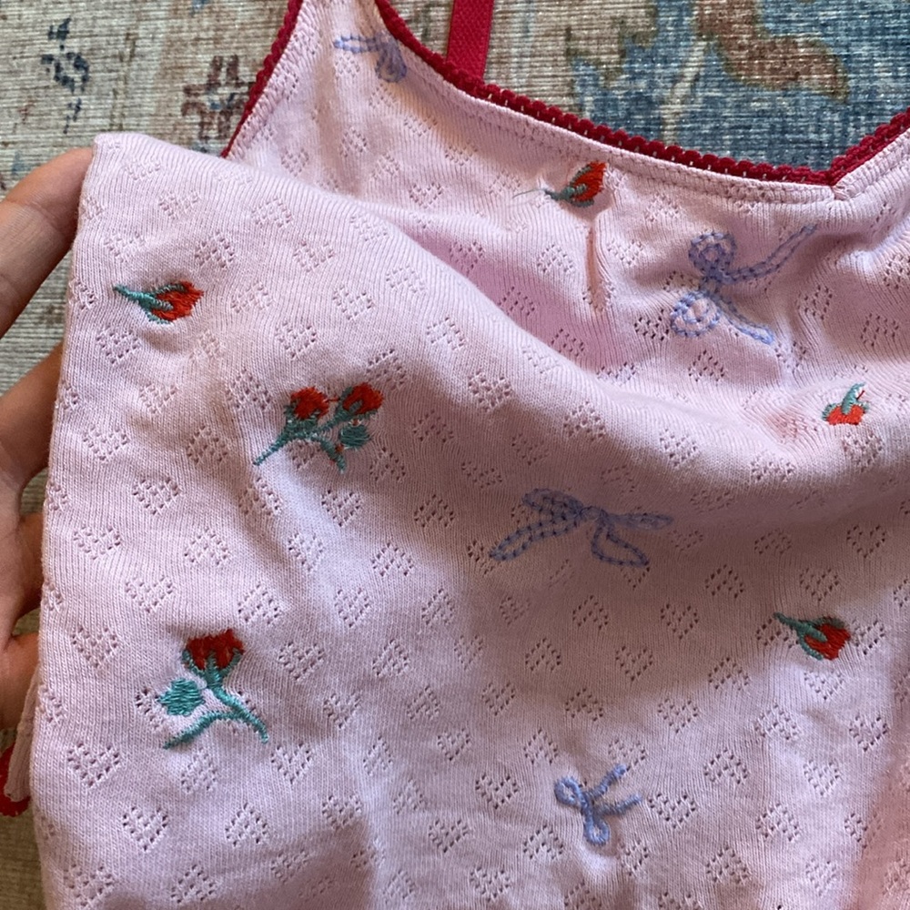 🎀 Urban Outfitters Out From Under Primrose Pointelle Cami & Low-Rise Micro set - Picture 7 of 8